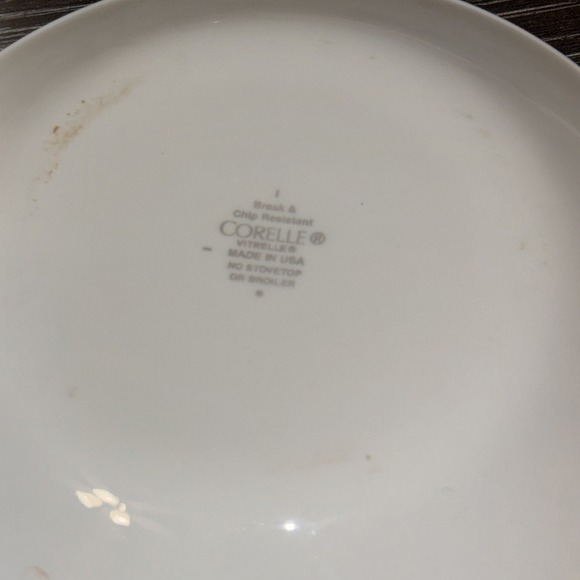 Set of 3 Vitrelle City Block Dessert/Salad Plates White Black Squares 6.75" - Picture 5 of 5